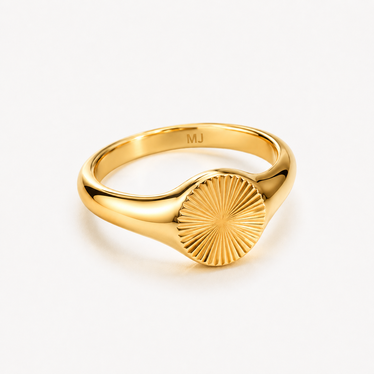 Sunray Signet Ring