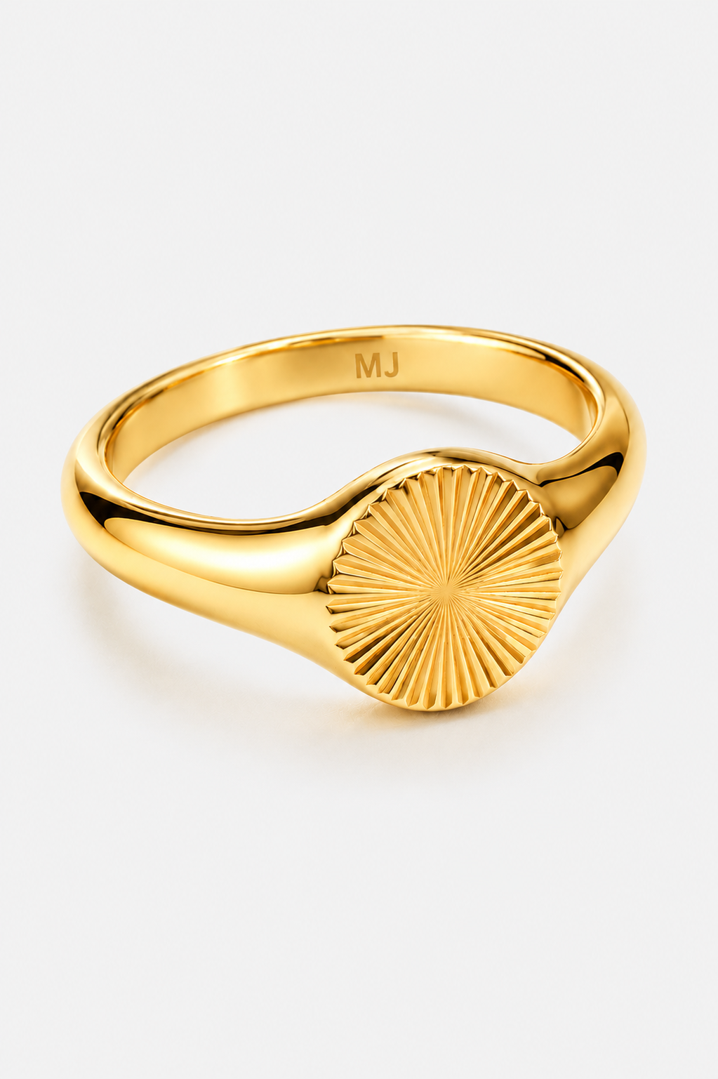 Sunray Signet Ring